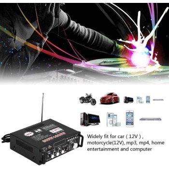 Wzmacniacz HiFi radio pilot 600W BT USB 12V/230V [23010000749]